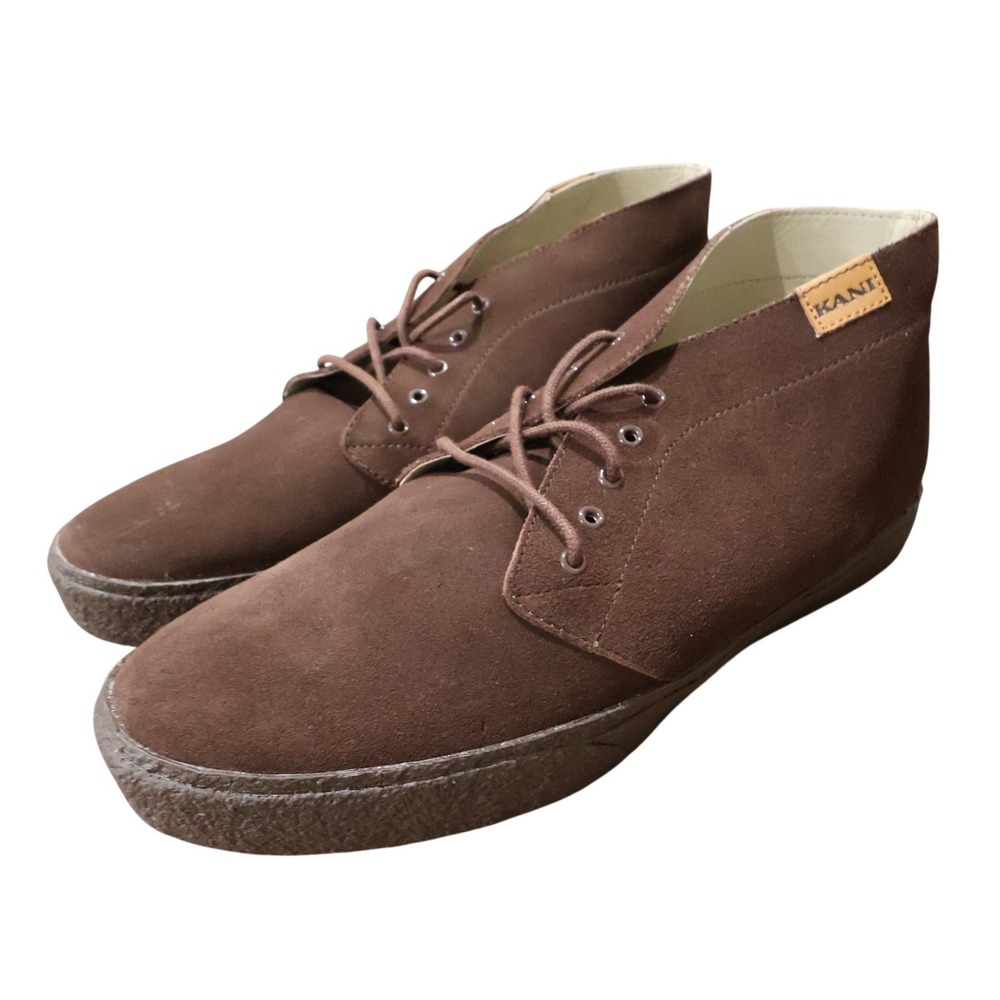 Karl Kani Delancy Boots Mens 13 Brown Excellent Suede Chukka